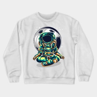 Astronaut Yoga Crewneck Sweatshirt
